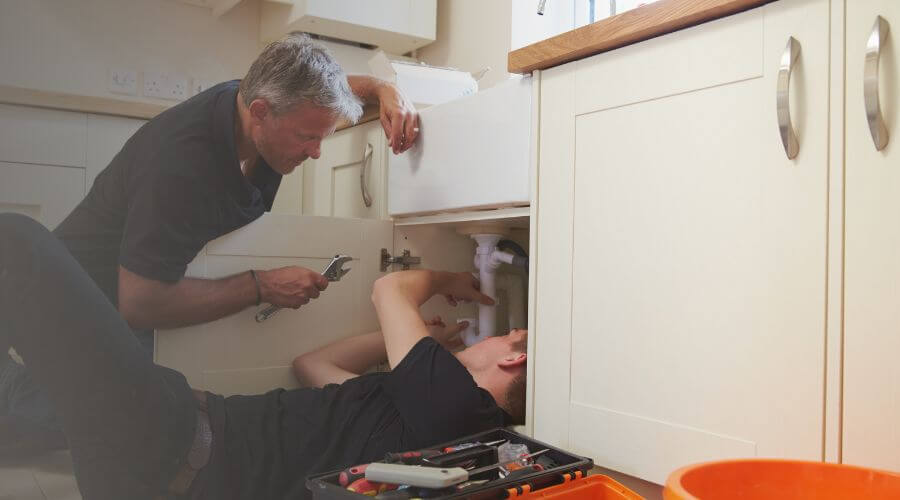 Professional burst pipe repair services in Burlington, IN